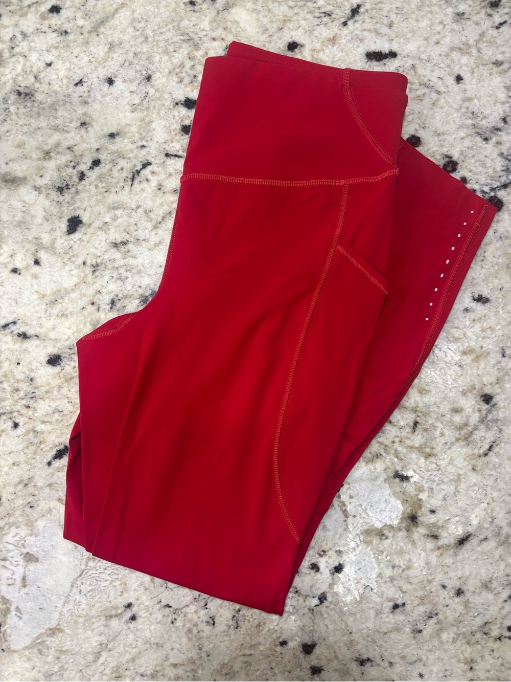 Lululemon Women Red Performance Leggings